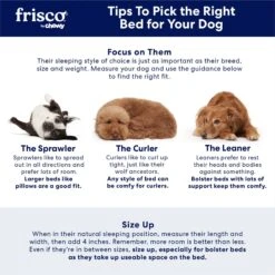 Frisco Pillow Dog Bed W/ Removeable Cover -Cat Supplies Sale 113294 PT7. AC SS1800 V1668199311