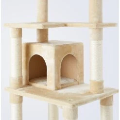 Frisco 78-in Faux Fur Cat Tree & Condo -Cat Supplies Sale 128068 PT3. AC SS1800 V1505930982