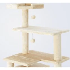 Frisco 78-in Faux Fur Cat Tree & Condo -Cat Supplies Sale 128068 PT4. AC SS1800 V1505930980