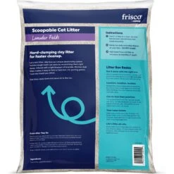 Frisco Lavender Fields Scented Clumping Clay Cat Litter, 40-lb Bag -Cat Supplies Sale 142651 PT2. AC SS1800 V1657655544