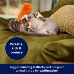 Frisco Plush Kicker Cat Toy -Cat Supplies Sale 161264 PT5. AC SS1800 V1686579626