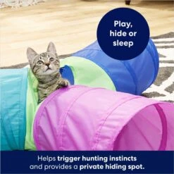 Frisco Foldable Play Tri-Tunnel Cat Toy -Cat Supplies Sale 166382 PT2. AC SS1800 V1682976333