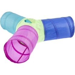 Frisco Foldable Play Tri-Tunnel Cat Toy -Cat Supplies Sale 166382 PT5. AC SS1800 V1682976334