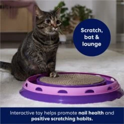 Frisco Scratch & Roll Scratcher Cat Toy With Catnip -Cat Supplies Sale 166516 PT4. AC SS1800 V1686580077