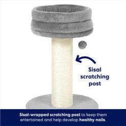 Frisco 24.8-in Heavy Duty Faux Fur Cat Tree -Cat Supplies Sale 169397 PT2. AC SS1800 V1667229717