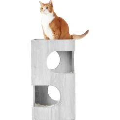 Frisco 28-in Modern Cat Tree & Condo -Cat Supplies Sale 177899 PT4. AC SS1800 V1584453174