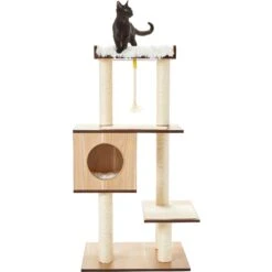 Frisco 47.5-in Modern Cat Tree & Condo -Cat Supplies Sale 177904 PT4. AC SS1800 V1584453102