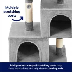 Frisco 33-in Faux Fur Cat Tree & Condo -Cat Supplies Sale 180389 PT2. AC SS1800 V1667227240