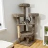 Frisco 65-in Real Carpet Scratch And Lounge Cat Tree