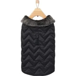 Frisco Mediumweight Chevron Insulated Quilted Dog & Cat Coat -Cat Supplies Sale 224001 PT4. AC SS1800 V1628777302