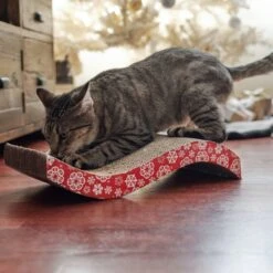 Frisco Holiday Wave Cat Scratcher Toy With Catnip -Cat Supplies Sale 233287 PT2. AC SS1800 V1602172537
