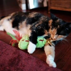 Frisco Holiday Christmas Tree Plush Kicker Cat Toy With Catnip -Cat Supplies Sale 233305 PT2. AC SS1800 V1602172376