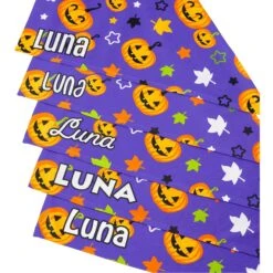 Frisco Halloween Pumpkins Personalized Dog & Cat Bandana -Cat Supplies Sale 242815 PT4. AC SS1800 V1618511516