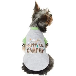 Frisco Happy Lil' Camper Dog & Cat T-Shirt -Cat Supplies Sale 248789 PT3. AC SS1800 V1673303460