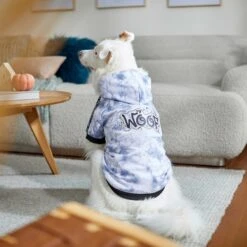 Frisco Woof Tiedye Print Dog & Cat Hoodie -Cat Supplies Sale 267986 PT6. AC SS1800 V1637678872