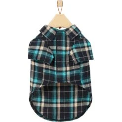 Frisco Multi-Plaid Dog & Cat Flannel Shirt -Cat Supplies Sale 268588 PT4. AC SS1800 V1637707676