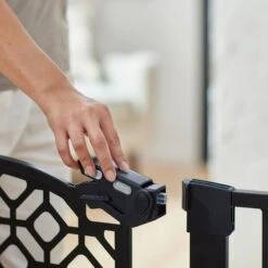 Frisco Metal Geometric Pattern Extra Wide Auto-close Dog Gate -Cat Supplies Sale 299512 PT4. AC SS1800 V1627306665