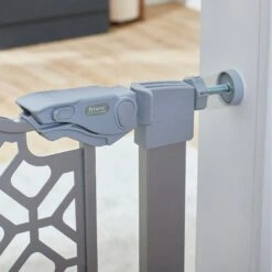 Frisco Metal Geometric Pattern Extra Tall Auto-close Dog Gate -Cat Supplies Sale 299514 PT5. AC SS1800 V1627306936