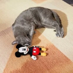 Disney Mickey & Friends Plush Mice Cat Toy With Catnip, 3 Count & Disney Mickey Mouse Plush Kicker Cat Toy With Catnip -Cat Supplies Sale 302344 PT6. AC SS1800 V1623057746