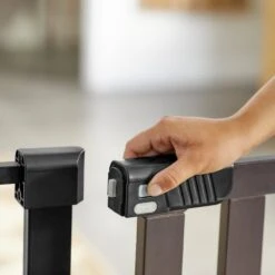 Frisco Wood & Metal Extra Wide Auto-close Dog Gate -Cat Supplies Sale 306525 PT4. AC SS1800 V1632938933