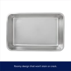 Frisco Stainless Steel Cat Litter Box -Cat Supplies Sale 309857 PT2. AC SS1800 V1675279698