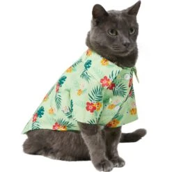Frisco Hawaiian Floral Camp Dog & Cat Shirt 11 Frisco Hawaiian Floral Camp Dog & Cat Shirt -Cat Supplies Sale 312168 PT2. AC SS1800 V1644525745