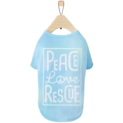 Frisco Peace Love Rescue Dog & Cat T-Shirt -Cat Supplies Sale 315068 PT4. AC SS1800 V1646350198