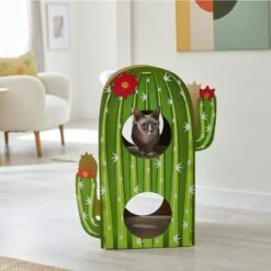 Frisco Cactus Cardboard Cat House, 2-Story 7 Frisco Cactus Cardboard Cat House, 2-Story -Cat Supplies Sale 317725 PT3. AC SS1800 V1642099098