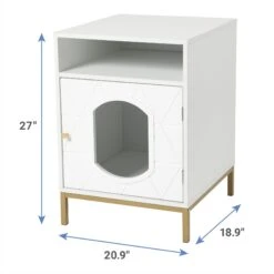 Frisco Elevated Side Table Litter Box Cover -Cat Supplies Sale 322627 PT2. AC SS1800 V1661376260