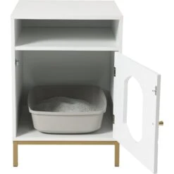 Frisco Elevated Side Table Litter Box Cover -Cat Supplies Sale 322627 PT3. AC SS1800 V1653421283