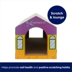 Frisco Halloween A-Paw-Thecary & Chop House Cardboard Cat House With Catnip -Cat Supplies Sale 344002 PT2. AC SS1800 V1689878549