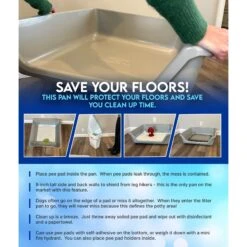 Shirley K's Senior Cat Litter Box, X-Large -Cat Supplies Sale 347408 PT5. AC SS1800 V1679682947