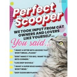 IPrimio Deep Shovel Cat Litter Scooper, X-Large -Cat Supplies Sale 352822 PT5. AC SS1800 V1642529507