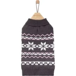 Frisco Gray Chevron Print Dog & Cat Sweater -Cat Supplies Sale 353555 PT4. AC SS1800 V1659727100