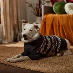 Frisco Gray Chevron Print Dog & Cat Sweater -Cat Supplies Sale 353555 PT7. AC SS1800 V1660749506