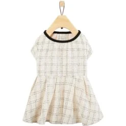 Frisco Tweed Weave Ruffle Skirt Dog & Cat Dress -Cat Supplies Sale 353649 PT4. AC SS1800 V1659726539