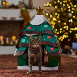 Frisco Holiday Christmas Tree Cardboard Cat House 9 Frisco Holiday Christmas Tree Cardboard Cat House -Cat Supplies Sale 360879 PT4. AC SS1800 V1695648149