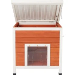 Frisco Outdoor Wooden Cat House With Retractable Roof -Cat Supplies Sale 361008 PT4. AC SS1800 V1658150709