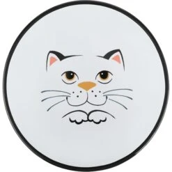 Frisco Cat Face Wide Shape Elevated Non-Skid Ceramic Cat Bowl -Cat Supplies Sale 363381 PT4. AC SS1800 V1657657267