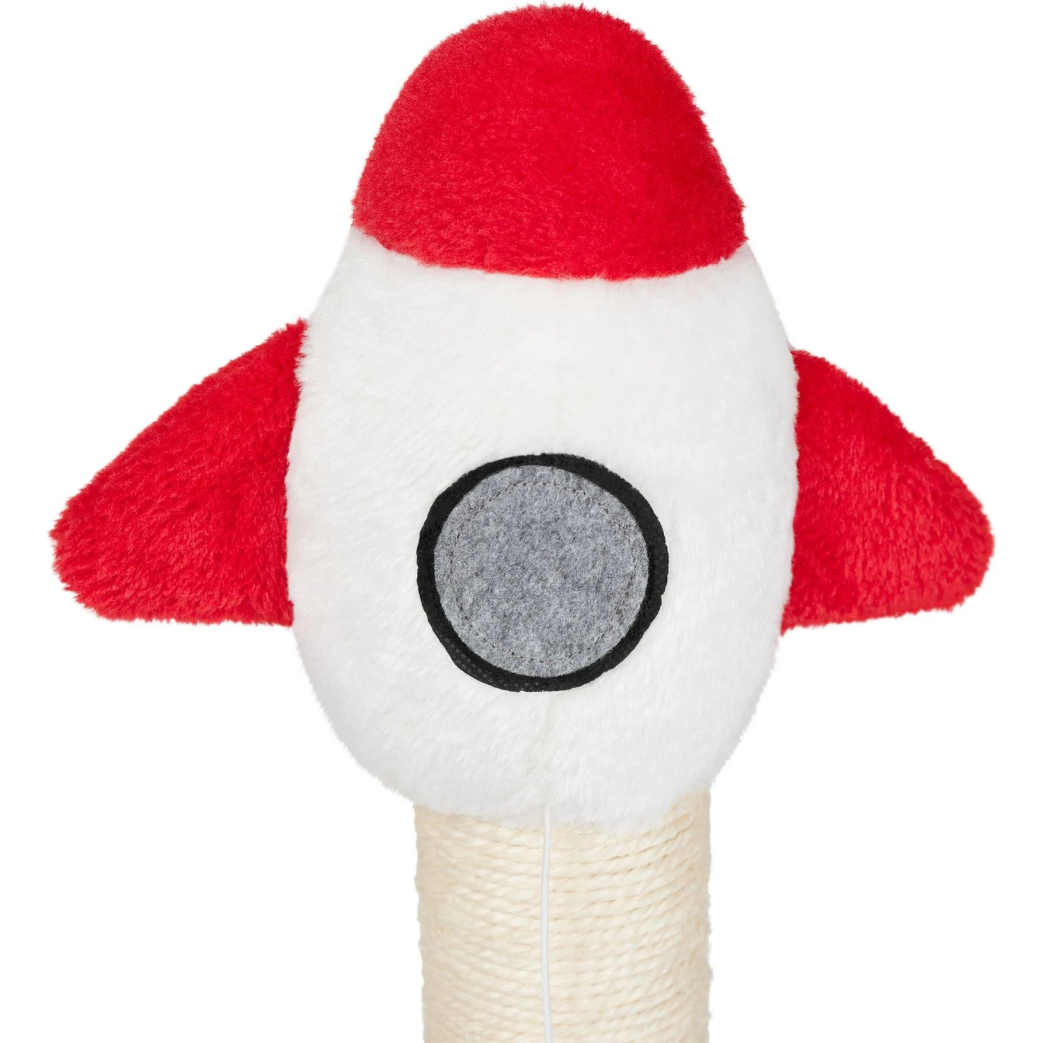 Frisco Rocket Ship 23" Sisal Cat Scratching Post With Play Base 3 Frisco Rocket Ship 23" Sisal Cat Scratching Post With Play Base - Image 3