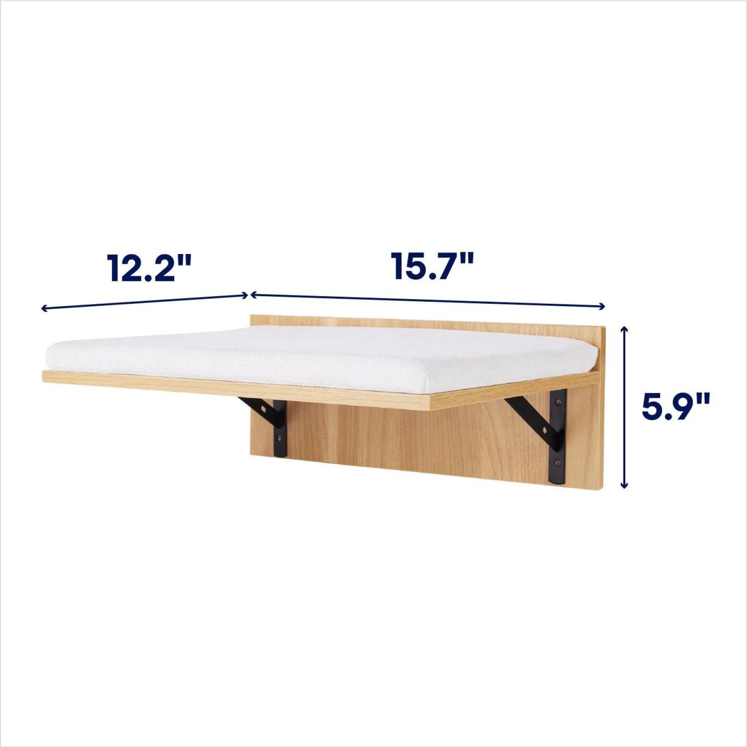 Frisco Cushioned Wall Mounted Cat Wall Shelf 2 Frisco Cushioned Wall Mounted Cat Wall Shelf - Image 2
