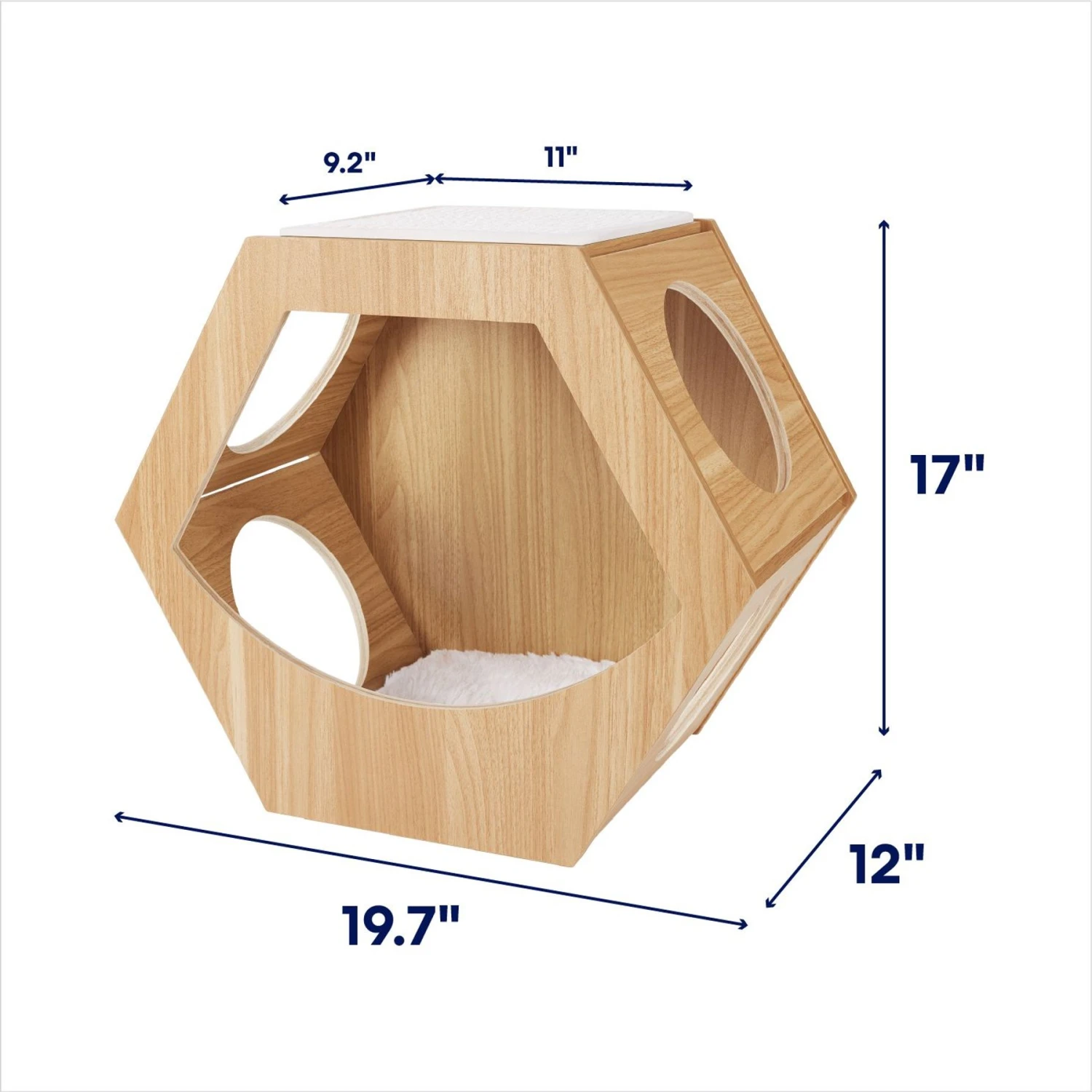 Frisco Hexagon Wall Mounted Cat Wall Shelf 2 Frisco Hexagon Wall Mounted Cat Wall Shelf - Image 2