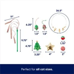 Frisco Holiday Cozy Christmas Sack Variety Pack Cat Toy With Catnip -Cat Supplies Sale 740054 PT2. AC SS1800 V1695046483
