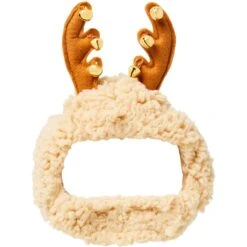 Frisco Sherpa Reindeer Dog & Cat Hat With Bells -Cat Supplies Sale 745646 PT3. AC SS1800 V1694793503
