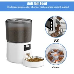 Bueteka Smart Feed Automatic Programmable Anti-Jamming Food Design Timed Cat Feeder, 4-lit -Cat Supplies Sale 815886 PT2. AC SS1800 V1685650081