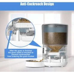 Bueteka Smart Feed Automatic Programmable Anti-Jamming Food Design Timed Cat Feeder, 4-lit -Cat Supplies Sale 815886 PT3. AC SS1800 V1685647751