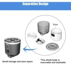 Bueteka Smart Feed Automatic Programmable Anti-Jamming Food Design Timed Cat Feeder, 4-lit -Cat Supplies Sale 815886 PT6. AC SS1800 V1685646677