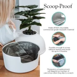 Bundle & Bliss Reusable Cat Litter Liners, 3 Count -Cat Supplies Sale 897454 PT4. AC SS1800 V1687890210