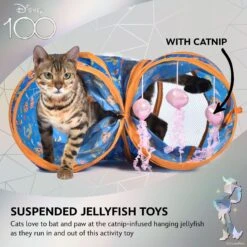 Disney / Pixar DISNEY PIXAR Finding Nemo Jellyfish Tunnel Cat Toy Multicolor -Cat Supplies Sale 907830 PT4. AC SS1800 V1699022166