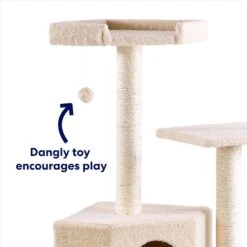 Frisco 52-in Faux Fur Cat Tree & Condo -Cat Supplies Sale 92261 PT2. AC SS1800 V1667227606